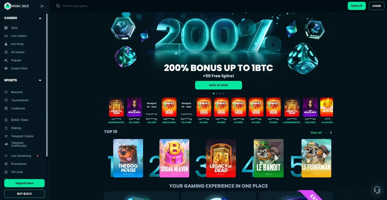 Megadice Casino Casino